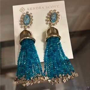 Kendra Scott Decker Tassel Drop Earrings nwt